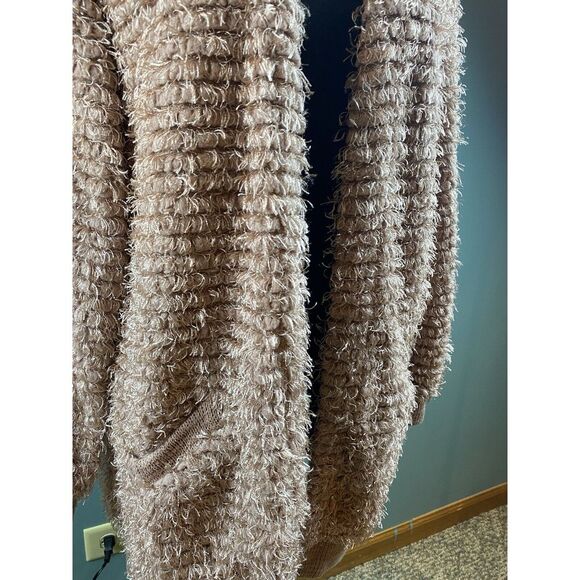 Knox Rose Eyelash Yarn Open Front Cardigan‎ Women's Size Medium - Picture 13 of 16